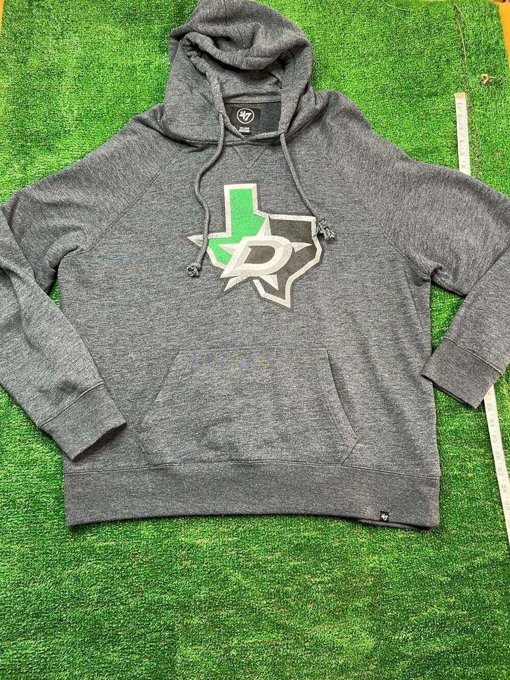 '47 Dallas Stars Hoodie Size XX-Large Gray Pullover NHL Hockey Sweatshirt